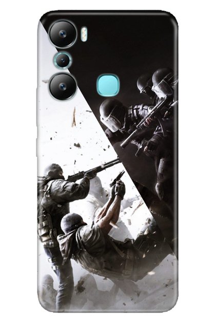 Infinix Hot 20I Case Silicone Patterned Illustrated Uv Cover War Legend