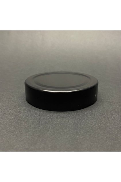 70mm Twist-Off Deep Black Metal Cover - 10 Pcs (Compatible with 350Cc Jars of 3 Layers 15-18 Sets)