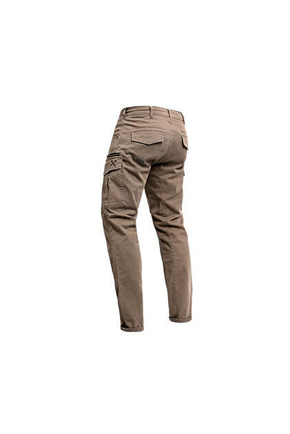 Tech90 Unisex Bej Jeans Motosiklet Pantolonu John Doe Kevlar