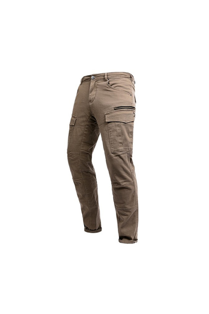 Tech90 Unisex Bej Jeans Motosiklet Pantolonu John Doe Kevlar