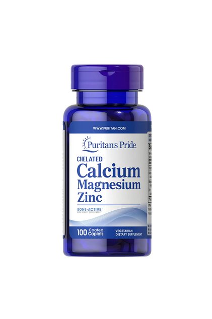 Puritans Pride Calcium +Magnesium +Zinc 100S