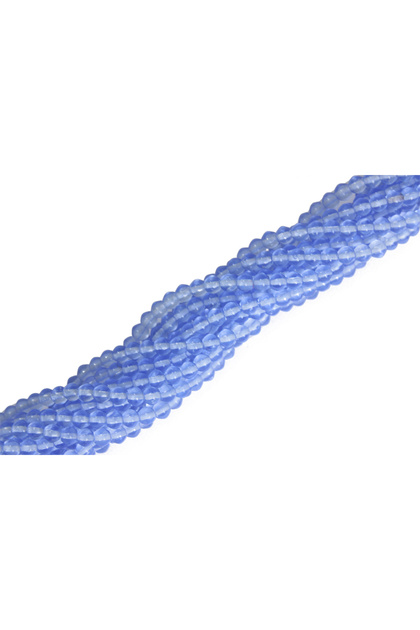 Light Blue Glass Beads 5 mm