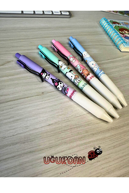 NaSaDAN Kuromi Sanrio Klipsli 0.7 Uçlu Versatil Kalem 1 Adet