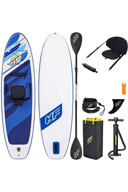 Bestway 65350 Oceana Şişme Kano Sörf Tahtası-çantalı Set Kürek Ve