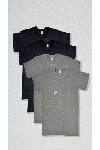 4-Piece Colorful Crew Neck Combed Cotton Tank Top