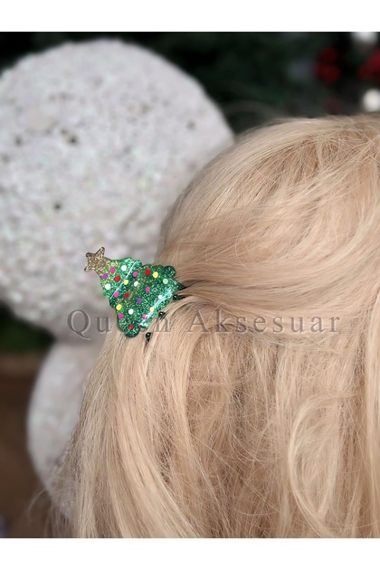 Imported Luxury Bone Pearlescent Bright Christmas Christmas Decorated Pine Tree Tree Clothespin Buckle Female Child