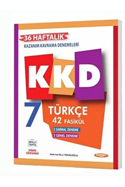 Kurmay Yayınevi 7. Sınıf Kkd Türkçe Kazanım Kavrama Denemeleri (42