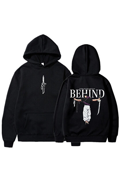 【THE SHISHIKUI】 hoodie two / BLACK Drippy Jujutsu Kaisen Anime Kapüşonlular Erkekler Kadınlar