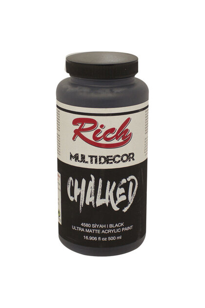 Multi Decor Chalked Akrilik 500ml N:4580 Siyah