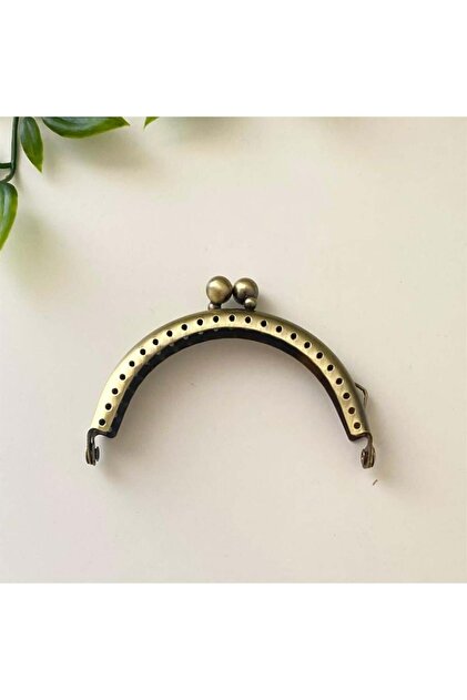 yumakça Çanta ve Cüzdan Klipsi Bakır Renk Oval Model 8,5 Cm