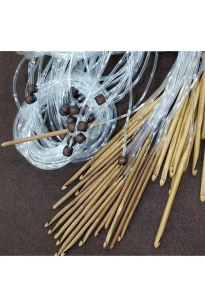 Tunus - Afgan Tığı | Bambu Misinalı 100 Cm 3.5 mm
