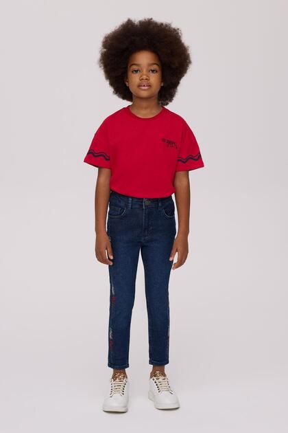 Bg Store Kız Çocuk Denim Pantolon