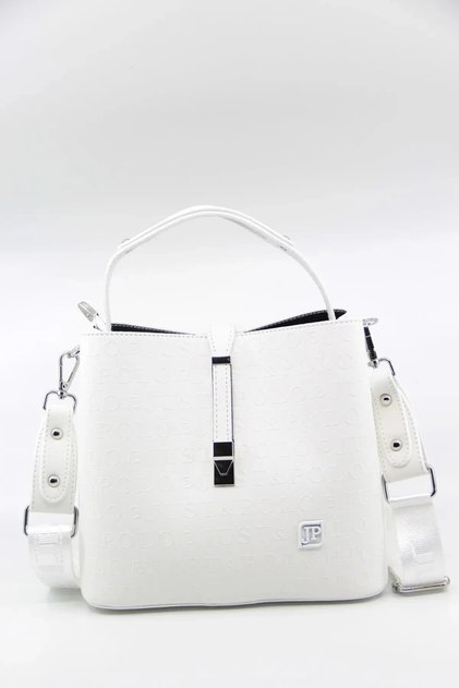 New Season Women's Lock Detailed 3-Compartment Hand and Shoulder Bag 21X23Cm