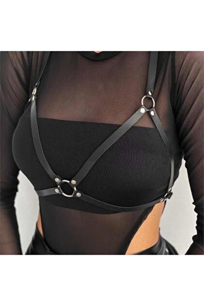 Women's Cross Black Body Belt