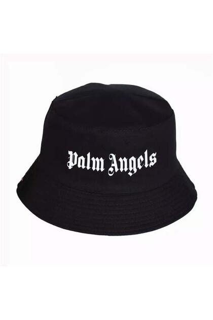 قبعة دلو سوداء من Palm Angels