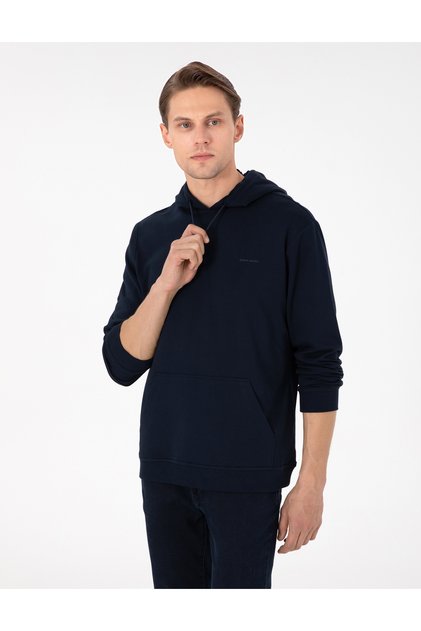 Mornarsko plava regular fit Sa kapuljačom majica 50298987-VR033