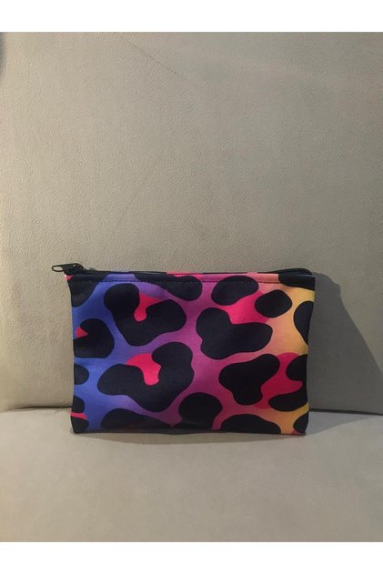 Leopard Makeup Bag Raw Cloth Bag