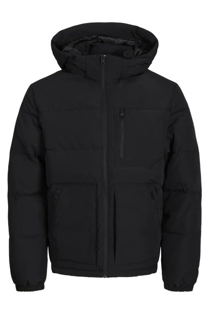 Jack Jones Jjeotto Puffer Erkek Günlük Mont 12258416-BLACK Siyah