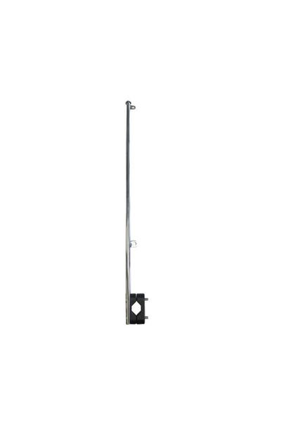 Vardevela Montajlı Krom Bayrak Direği 50cm