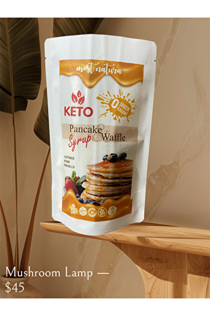 MOST NATURA Ketojenik Glutensiz Vegan 0 karbonhidrat Pankek Waffle
