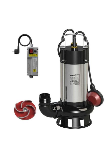 SDF14/2 Paslanmaz Gövdeli Foseptik 1.1 KW- 1.5 HP Drenaj Dalgıç Pompa MONOFAZE (220 V)