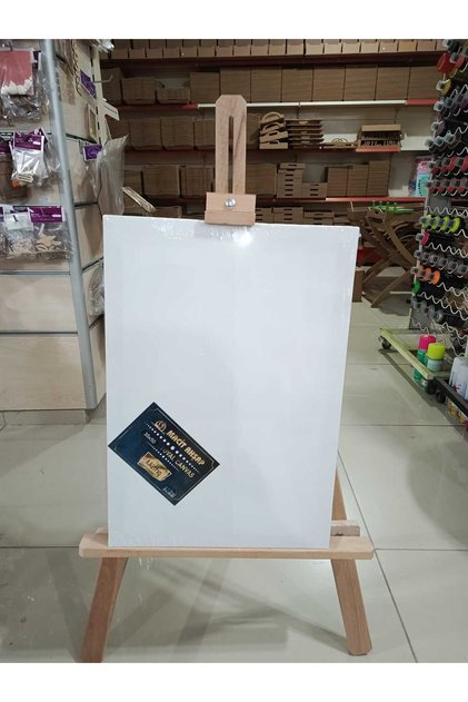 Şövale Çocuk Boy Ayaklı Kaliteli Kayın Ağacı 92*53cm Ebatı 57cm Tuval Koyma Yüksekliği