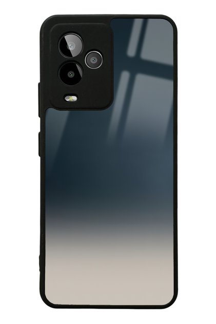 Gm 24 Pro Glossy Phone Case with Blue Transition Design