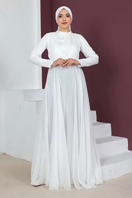 sachin and babi light blue dress Modest Clothing – Club L London main image 0