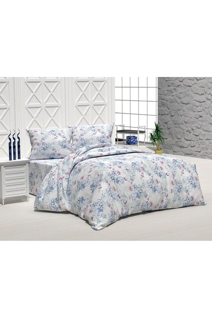 Elastic King Size Duvet Cover Set Cotton