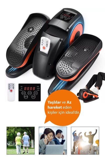 Eliptik Kondisyon Bisikleti - Oturak Kondisyon Bisikleti - Diz Dostu Egzersiz Bisikleti