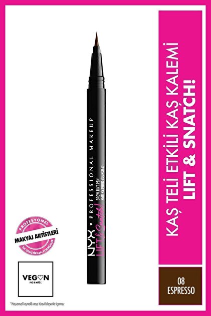 NYX Professional Makeup Lift & Snatch! Brow Tint Pen Espresso