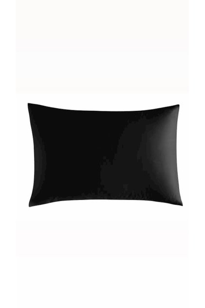 2 bucăți 100% bumbac (BUMBAC) negru (50X70CM) Față de pernă