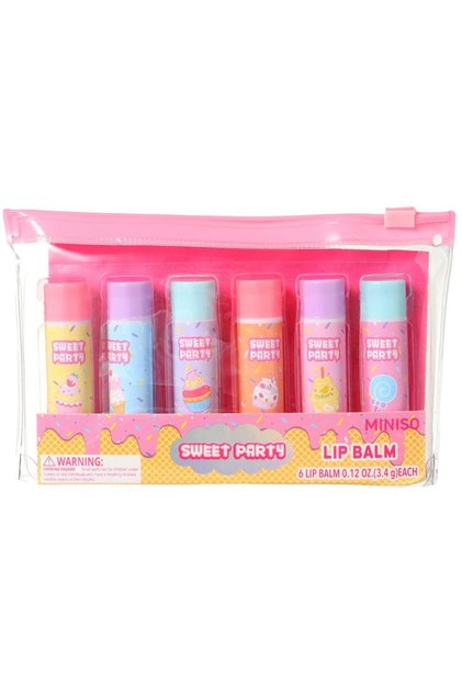 Tatlı Temalı 6'lı Lip Balm Seti
