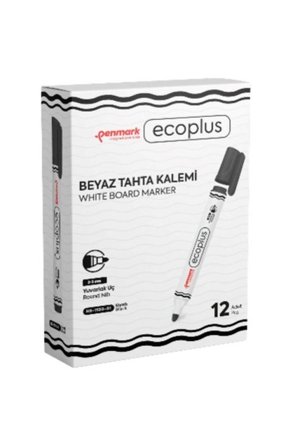 Ecoplus Beyaz Tahta Kalemi 1 Kutu 12'li
