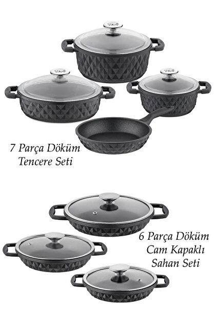 Taç Viol 13 Parça Döküm Pişirme Seti - Fiyatı, Yorumları