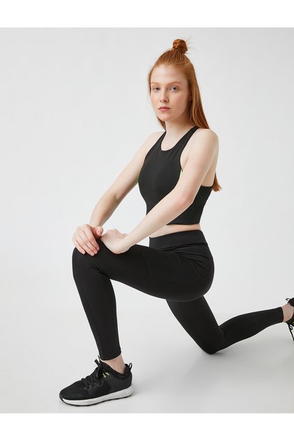 High Waist Plain Leggings
