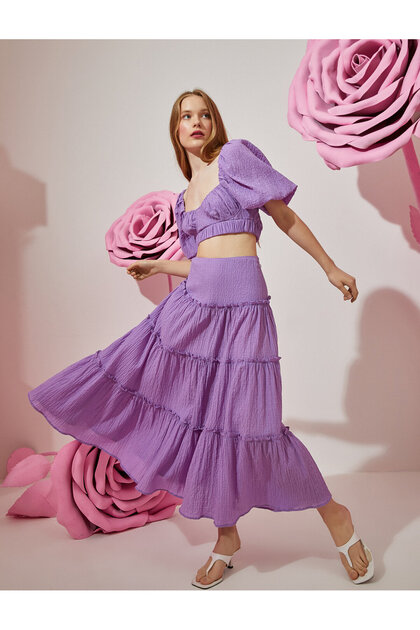 Layered Long Skirt