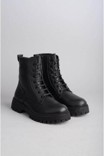 Select 5001-2 genuine leather women's postal boot black