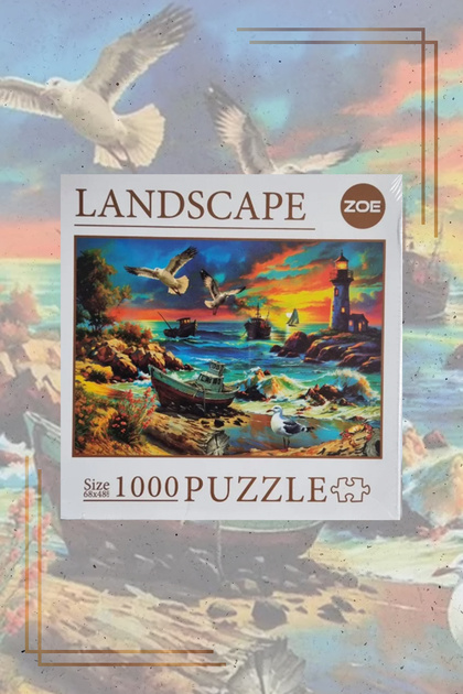 ファンタジー ジグソーパズル ビッグベン Zoe Landscape 1000 Parça Deniz Feneri - Fiyatı, Yorumları