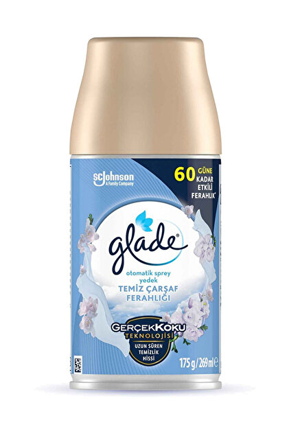 GLADE OTOMATİK SPREY YEDEK TEMİZ ÇARŞAF FERAHLIĞI ODA KOKUSU 269ML