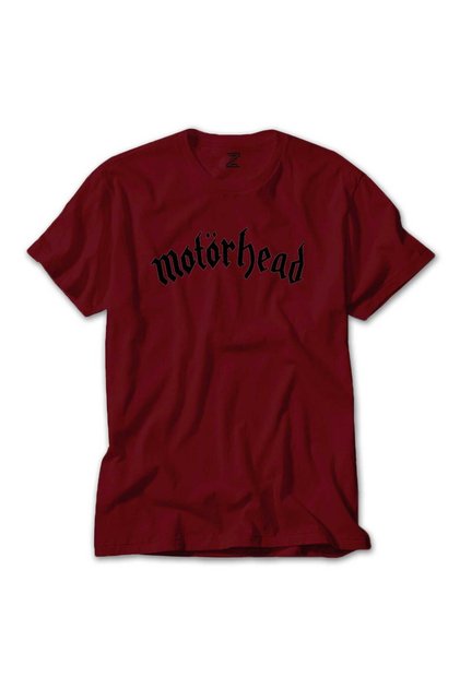 تي شيرت Motörhead بنص شعار أبيض وأحمر