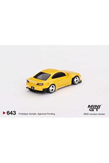 mini gt 643-Nissan Silvia (S15) Rocket Bunny Bronze Yellow