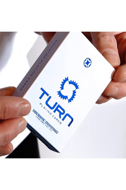 Bicycle Turn Blue Mechanic Industries Premium Oyun Kağıdı Limited Koleksiyonluk iskambil Kartları