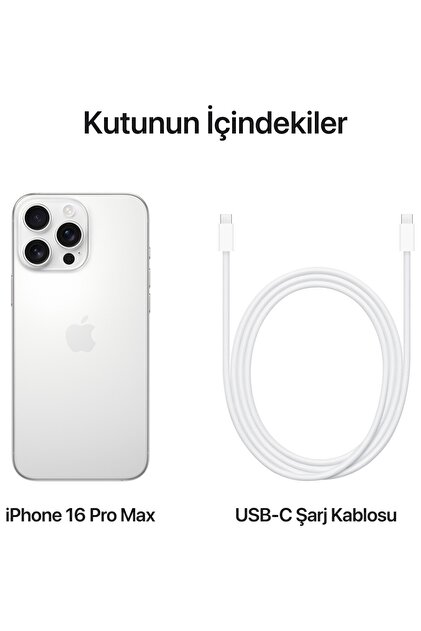 Apple iPhone 16 Pro Max 1TB Beyaz Titanyum - Fiyatı, Yorumları