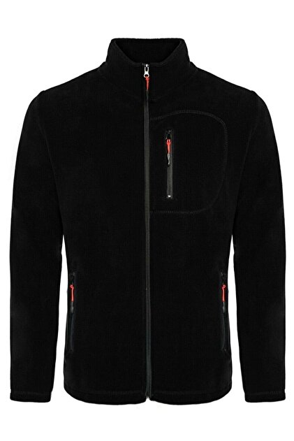 Jachetă fleece tactică pentru bărbați, cu fermoar integral, 3 buzunare, pentru outdoor, Polar-gns