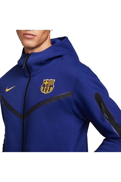 Nike FC Barcelona NSW Tech Fleece Hoodie Fz Wr Erkek Sweatshirt