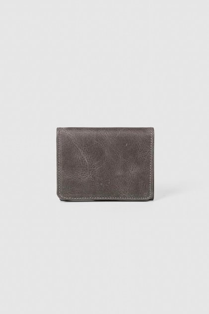 La'Graccio Paris Genuine Leather Men's Wallet Crazy Gray