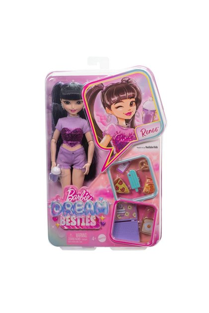 Rüya Arkadaşlar Renee bebek ve yiyecek temalı 11 aksesuar