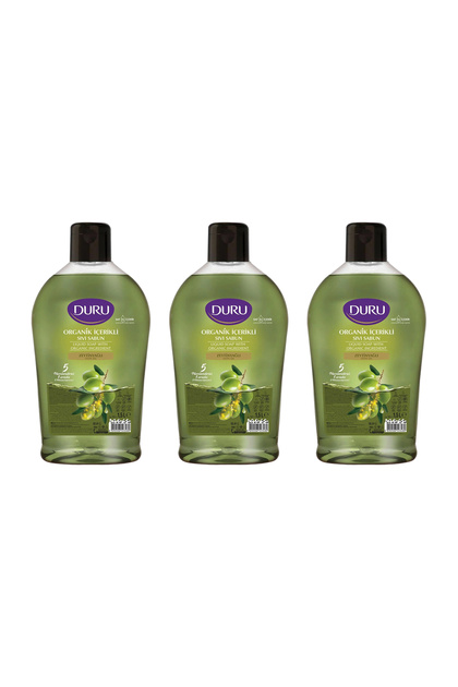 Olive Oil Liquid Soap with Organic Content 1500 ml 3 Pcs
