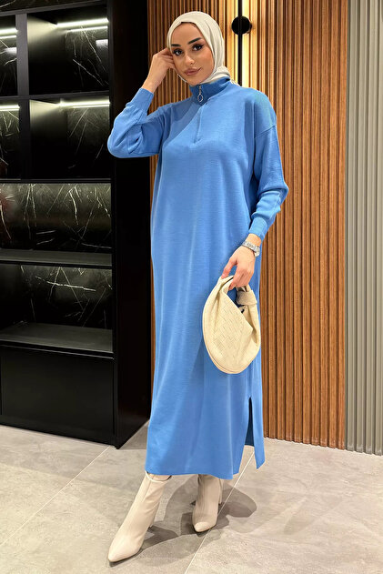 knit dress hijab Dress Hijab Style Winter Winter Dresses Ozel-Hijab-Fashion